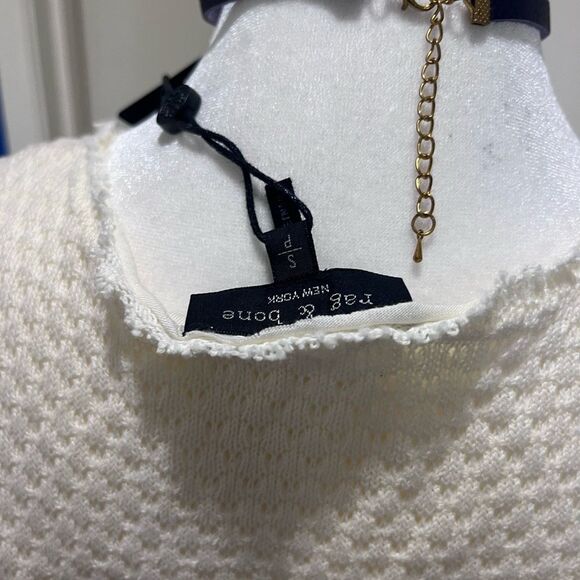 Rag & Bone Ivory Textured Knit Maxi Dress - Size Small, New with Tags - Picture 6 of 7